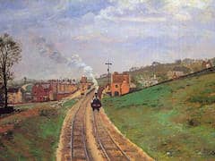 Lordship Lane Station, Dulwich by Camille Pissarro