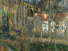 The Cote des Boeufs at L'Hermitage by Camille Pissarro